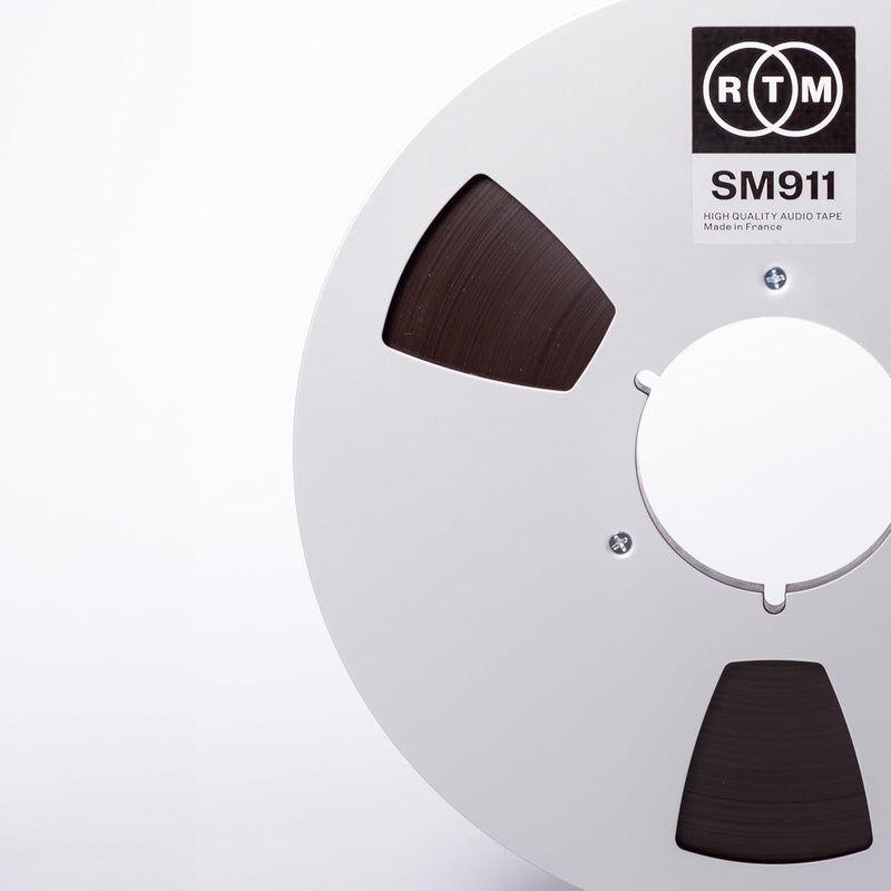 RTM Industries RTM Studio Master Recording SM 911 ¼ inch - Reel to Reel Magnetic Tape for Audio Recording - 2500 ft Nab Metal Reel - 10.5 inch Diameter - Image 3